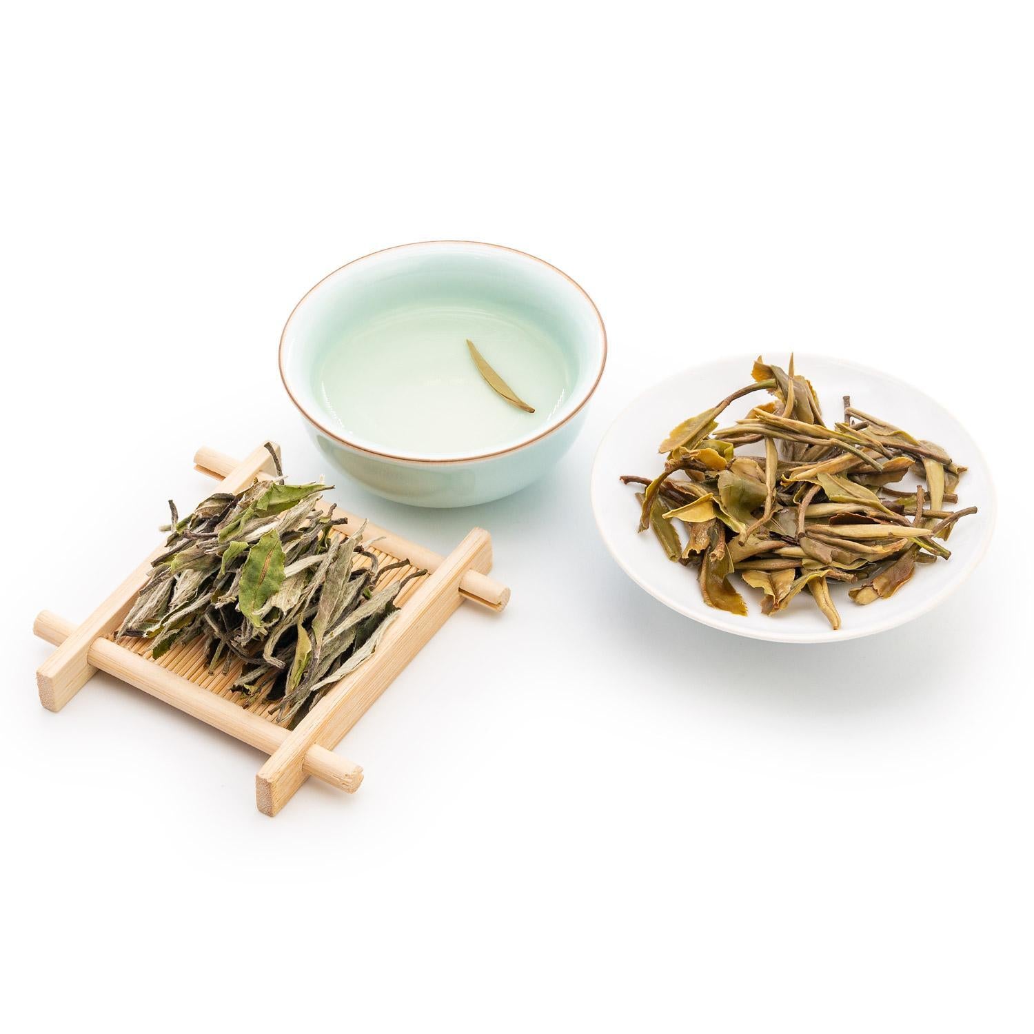 Yuqian 2nd Grade，Chinese Bai Mu Dan White Tea Loose Leaf Tea Secondary image
