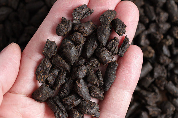 Yunnan Puerh Tea 2009 Menghai Strong Sticky Fragrant Tea Fossil 500g/Can