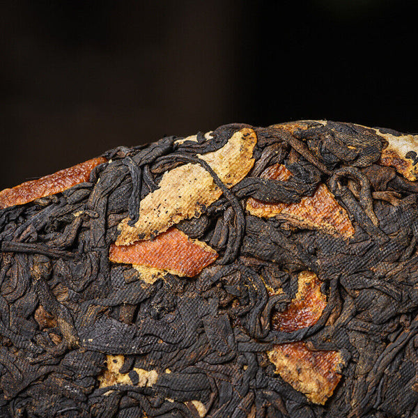 Chenpi Puerh Tea Ripe Tea Cake Domain State Ancient Tea 357g/12.59oz