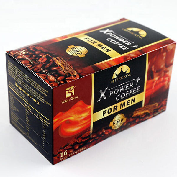 Man X Power Coffee Maca Enlargement Instant Natural Herba Power Coffee 10g*20bag