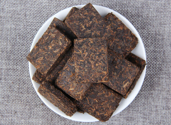 500g Yunnan Pu'er Palace Golden Brick Pu'er Tea Ripe Tea with Jujube Fragrance