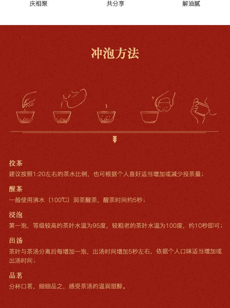 Yunnan Puerh Ancient Tea Ripe Tea Cake Menghai 10 Years Old Tea 357g