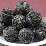 Dragon Pearl Tea Raw Pu-erh Tea White Moonlight White DianhuoTea From 10 pcs.