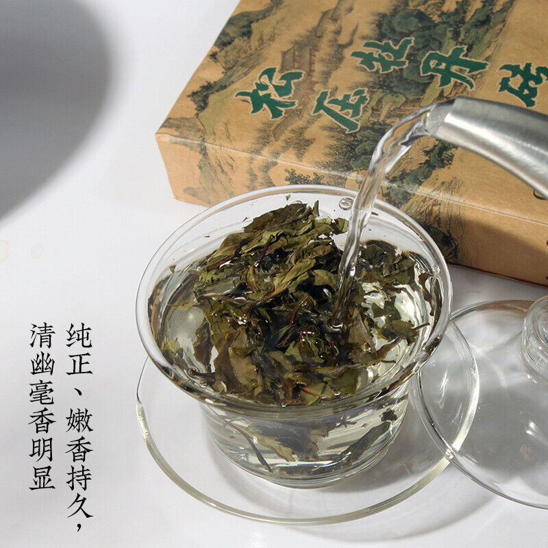 White Peony Tea Brick High Mountain Sunshine 250g Fuding White Tea Song Press