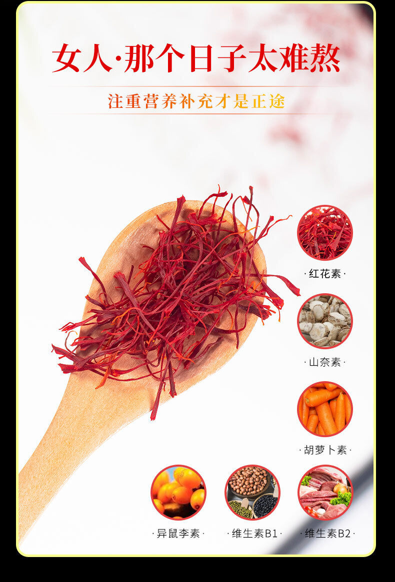 Premium Saffron Long Thin Threads for Women 1g