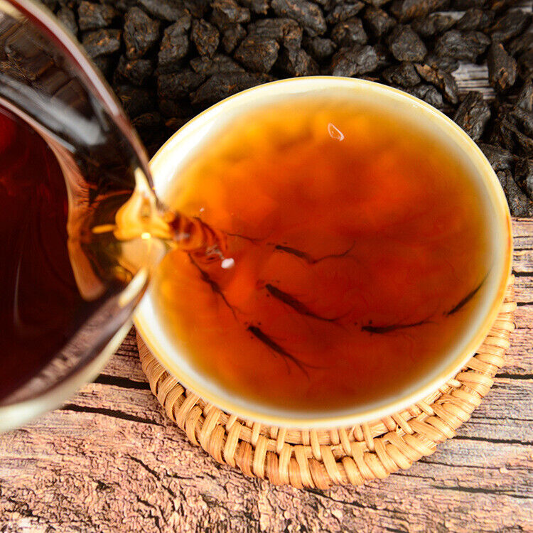 Yunnan Pu'er Tea Glutinous Fragrance Tea Fossilised Cooked Tea 500g loose tea