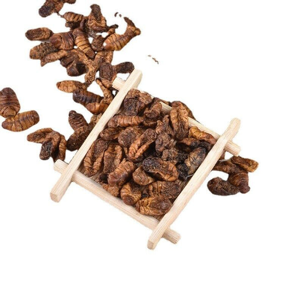 Dried Cicada Chrysalis Dried Silkworm Chrysalis Chinese Herbs 500g/1.1lb