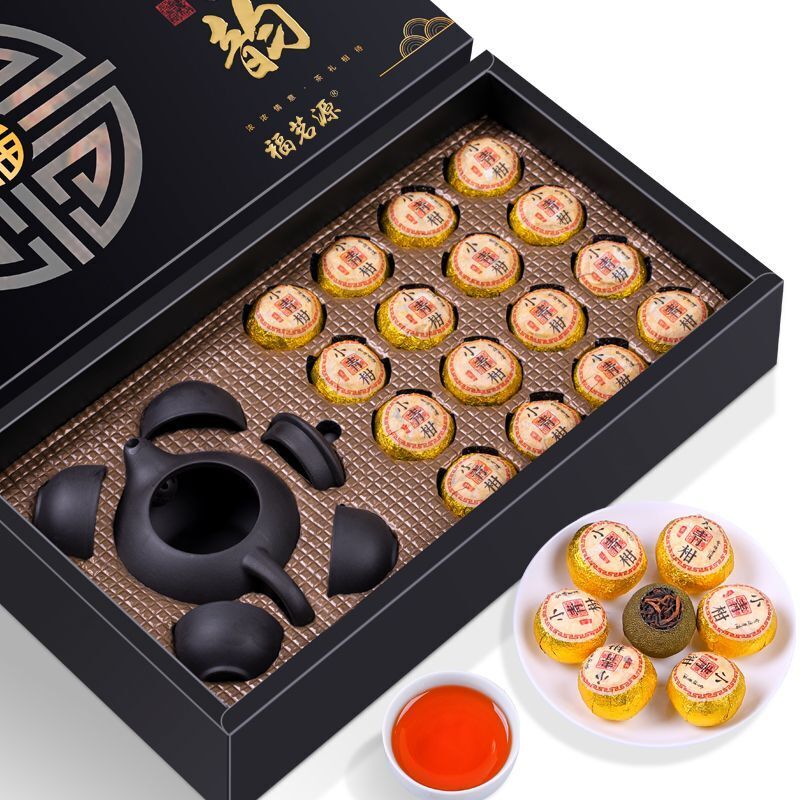 Dried Xinhui Citrus Tea Pu'er Tea Tangerine Peel Cooked Tea Gift Box Authentic