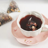 Fruit tea beautiful VC white lemon prickly pear good night tea health tea bag
