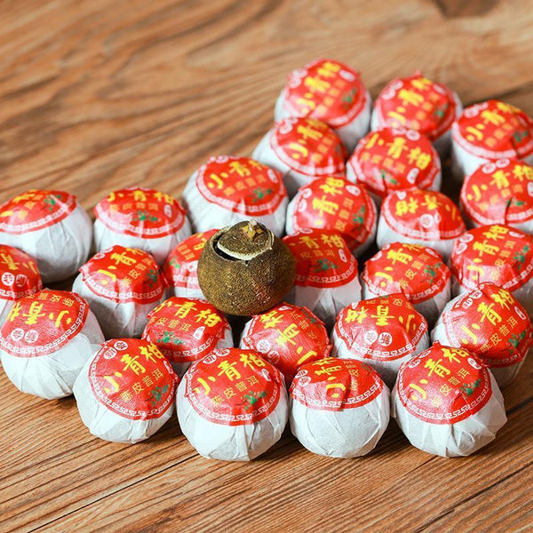 New Pu'er Tea Yunnan Palace Pu'er Ripe Tea Aged Luzhou Flavor Tangerine Tea 250g