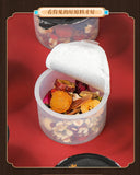 Ginseng, Gui Yuan, Red Date, Goji Berry Goddess Tea Small Tin Tea