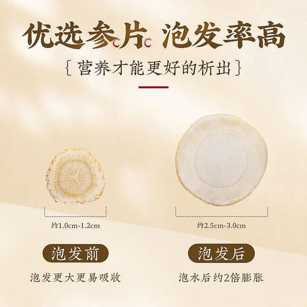 Zhuangmin American Ginseng Slices Chinese Health Tea Canada Raw Materials