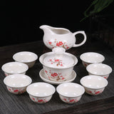 Drinkware Chinese Kung Fu Tea Set Purple Clay Ceramic Binglie Tea Pot & Tea Cup