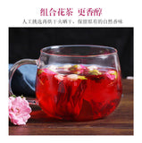 Dried Rose Tea Jasmine Rosella Health Tea Three-flower Combination Scented Tea