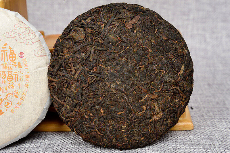 Pu'er Tea Leaves 100g Ripe Tea Cake Bai Ling Golden Bud Ripe Tea Cake