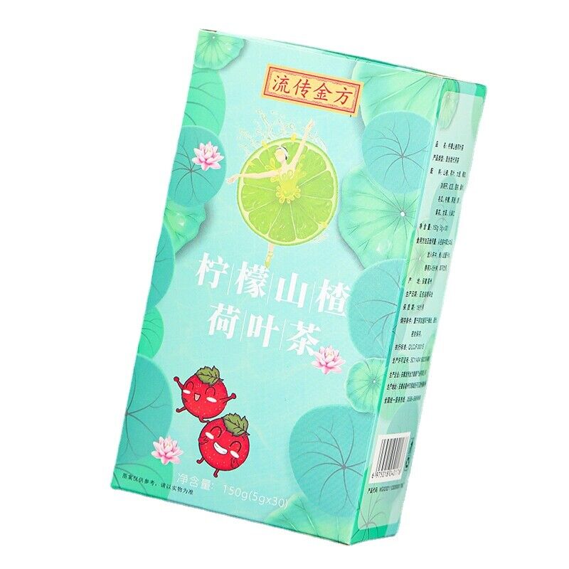 150g Lemon Hawthorn Lotus Leaf Tea Non-fat Flow Tea Bags Infusion Healthy Tea Main image