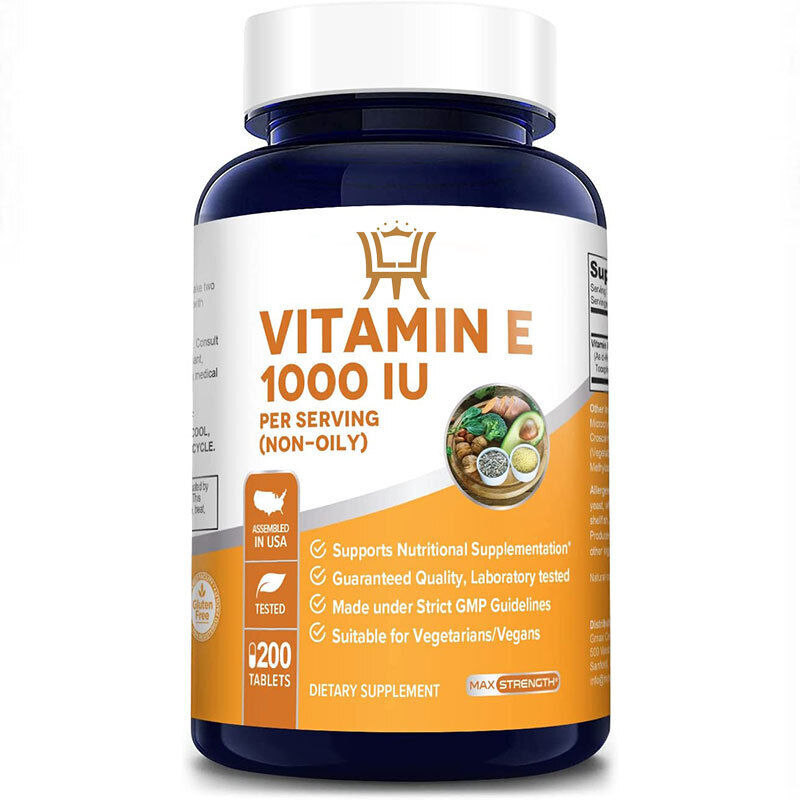 Vitamin E Capsules Vitamin E Capsules Tocopherol Health Powdered Capsules Main image