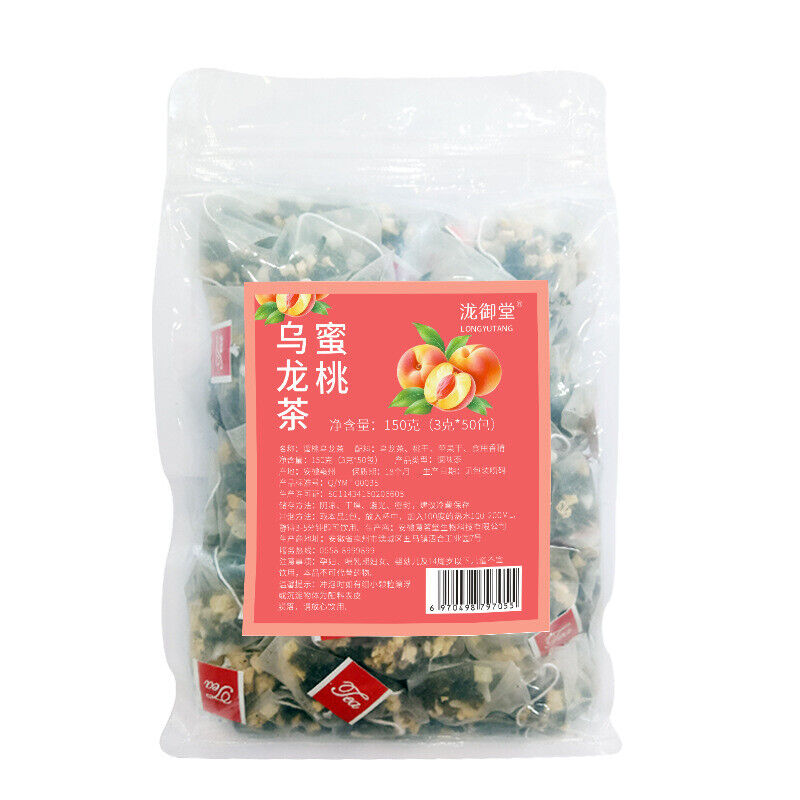 Instant Wholesale E-commerce Live Stream Fruit Tea Bags Peach Oolong Tea