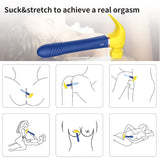 AV Massage stick hammer vibrator sucking pat massage wand sex toys for women