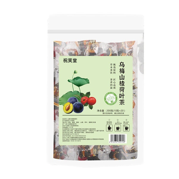 Rose & Orange Peel, Goddess Tea Bags Umei Hawthorn Lotus Leaf Tea
