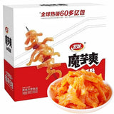 Chinese Snacks Konjac Spicy Strips Sticks Chinese Snack Food 20 Pack Inside Box