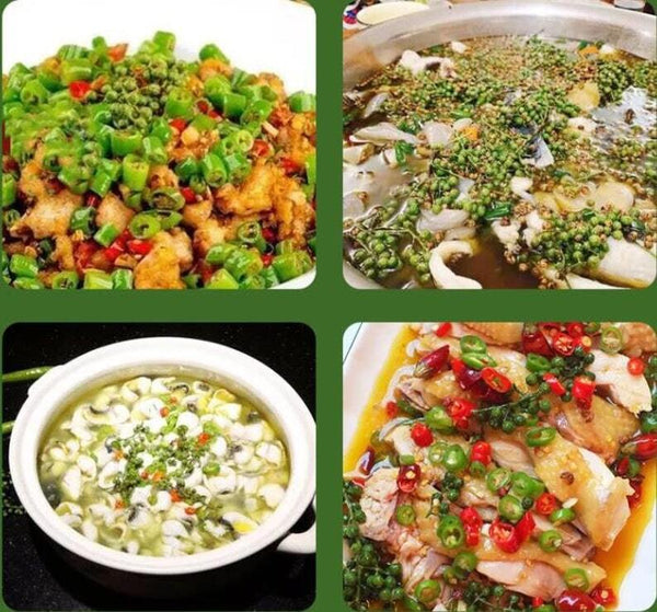 250g Chinese Sichuan Flower Pepper Szechuan Peppercorns Green pepper Ma Jiao, 麻椒