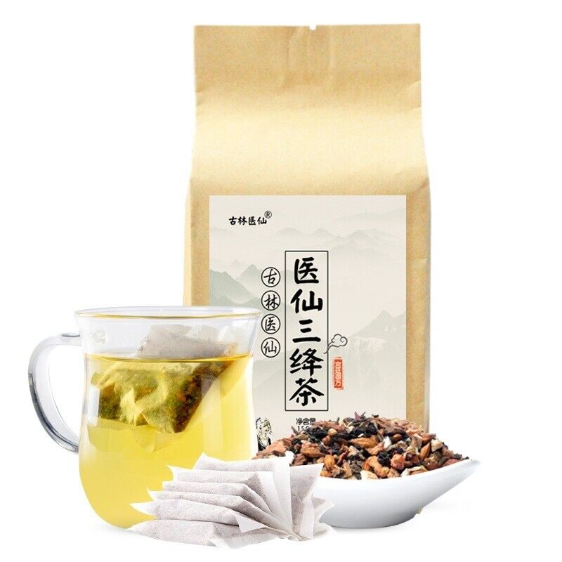 150g 30 Sachets SanJiang Tea Chinese Herbal Tea Lower BP Cholesterol Blood Sugar Secondary image
