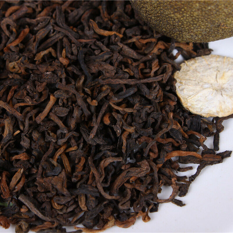 Small Green Mandarin Pu-Erh Ripe Tea Top Royal Golden 250g Bud Tea Slimming Tea