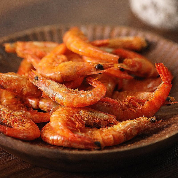 Knusprige getrocknete Shrimps Meeresfrüchte-Snacks zum Verzehr