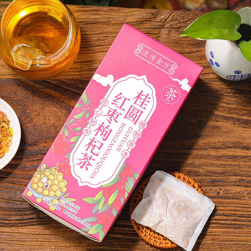 150g Gui Yuan red dates and wolfberry tea black sugar ginger date health bag tea