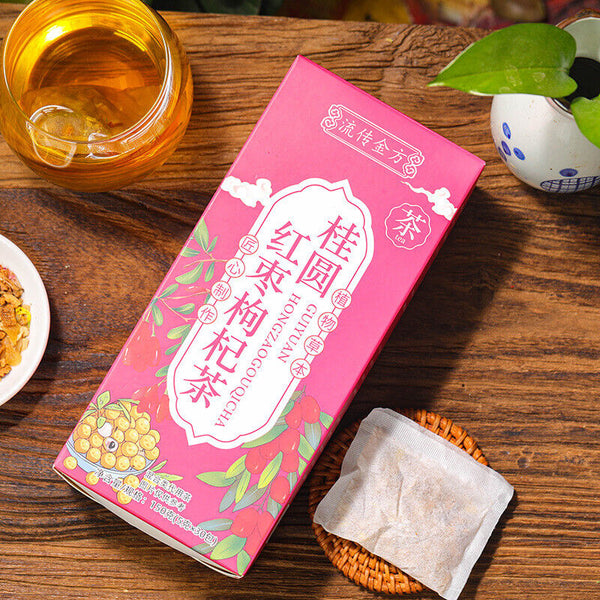 150g Gui Yuan red dates and wolfberry tea black sugar ginger date health bag tea