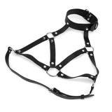 Sexy Women's Lingerie Garter Harness Bondage PU Leather Strip Adult Sex BDSM