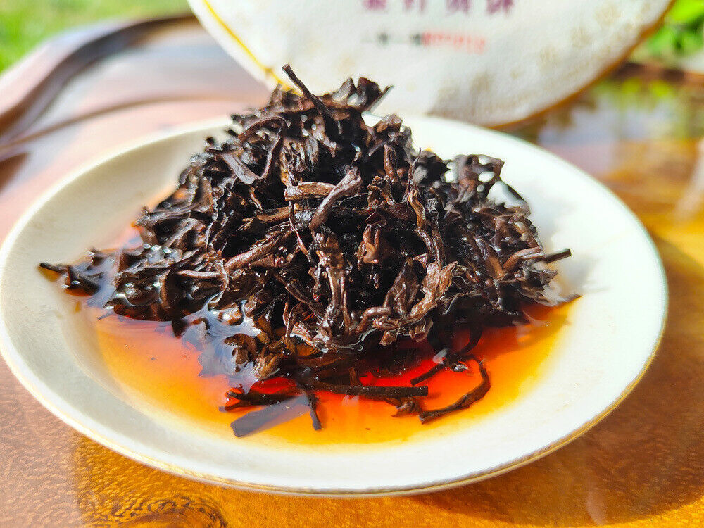 普洱熟茶饼 宫廷金芽金针普洱茶 勐海布朗山老树茶叶批发厂家直销