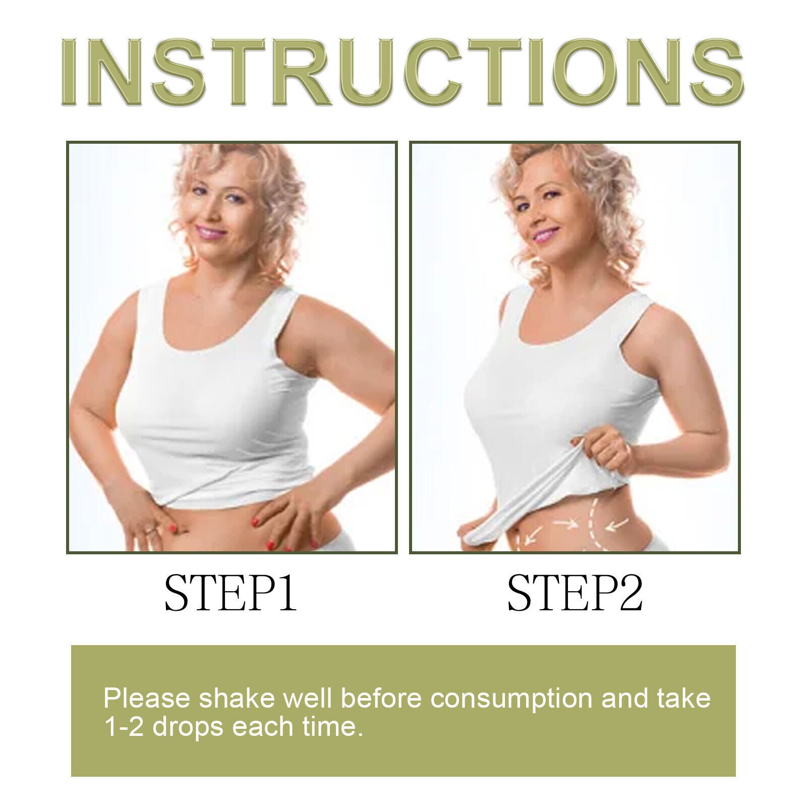 EPA-3 Slimming Drops Body Shaping Drops - Firm Arms, Thighs, and Waist