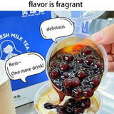 Taiwan Big Tapioca Pearls Brown Sugar Black Boba Bubble Tea 500g/1kg