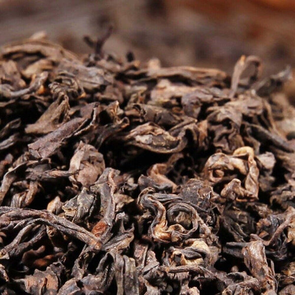Premium Yunnan China Loose Leaf Black Puer Tea Ripened Cooked  Bulk Puerh Tea