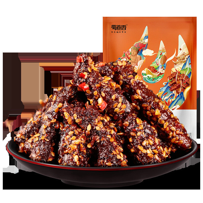 100g Spicy BBQ Flavored Snack Shu Dao Xiang BBQ Beef Jerky Secondary image