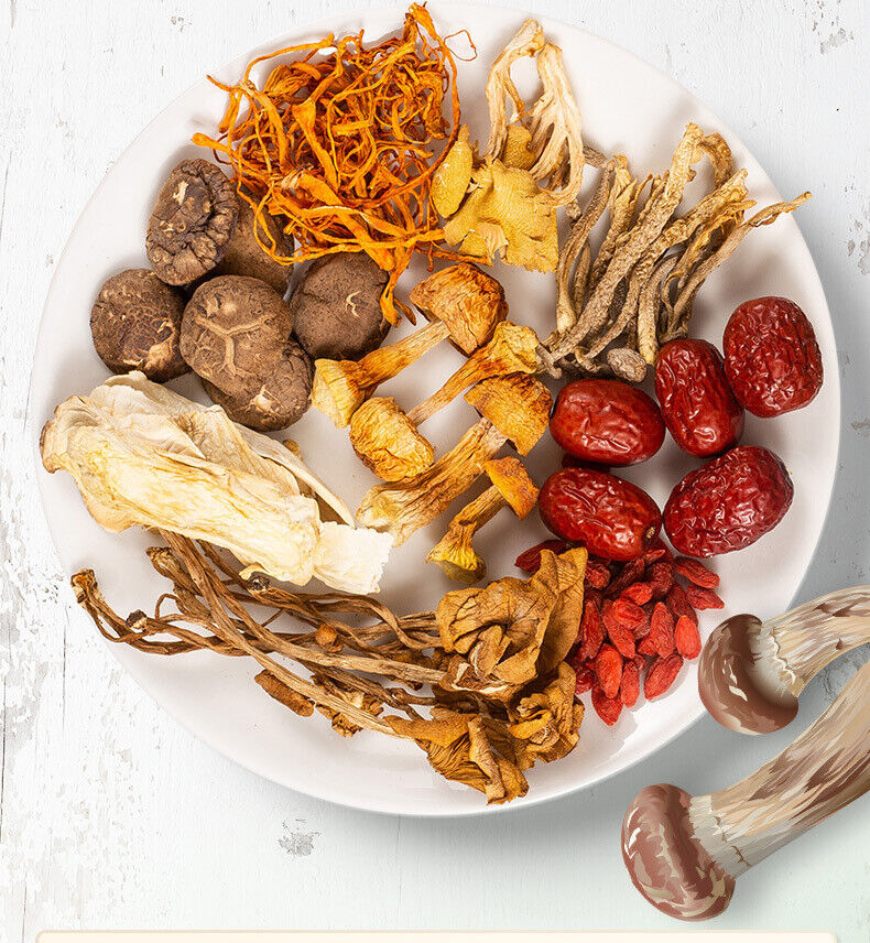 Yunnan Specialty Dried Fungi Stew Mix Colorful Mushroom Soup Pack