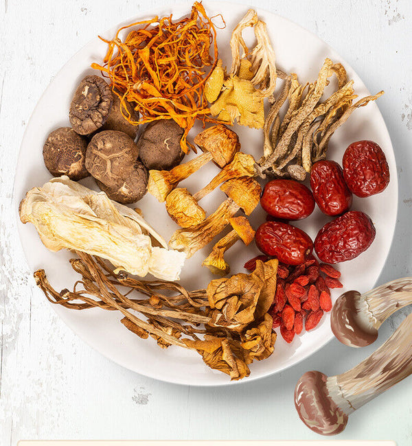 Yunnan Specialty Dried Fungi Stew Mix Colorful Mushroom Soup Pack
