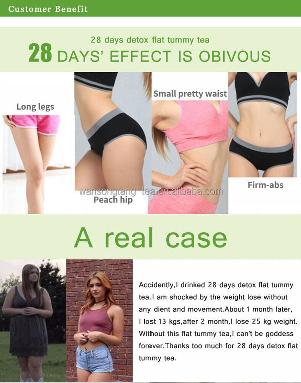 Best Weight Loss Products for Women's 28 Days Detox Flat Tummy Tea
