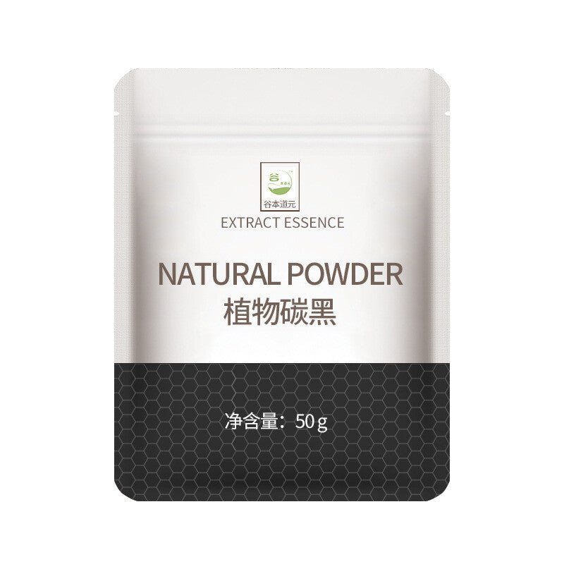 Bamboo Charcoal Powder Natural Black Pigment Edible Plant Charcoal Black,