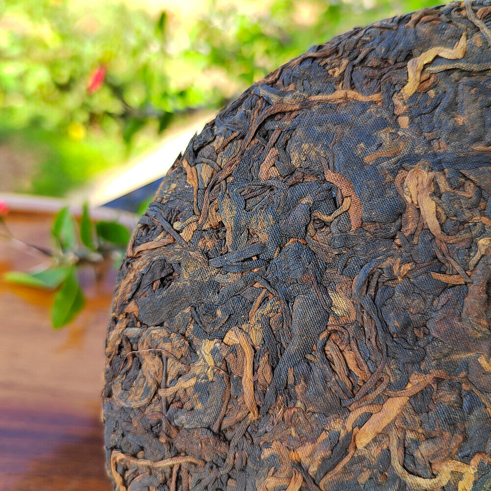 Puerh Ripe Tea Brown Mountain Ripe Tea Yunnan Seven Seed Cake Menghai Pu'er