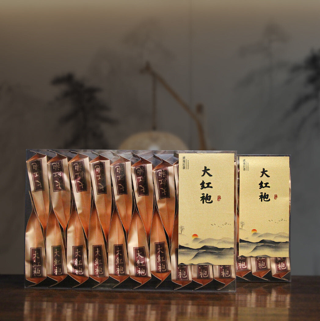 Medium Roast Loose Leaf Gift Box Chinese Rock Tea Wuyi Dahongpao Oolong Tea