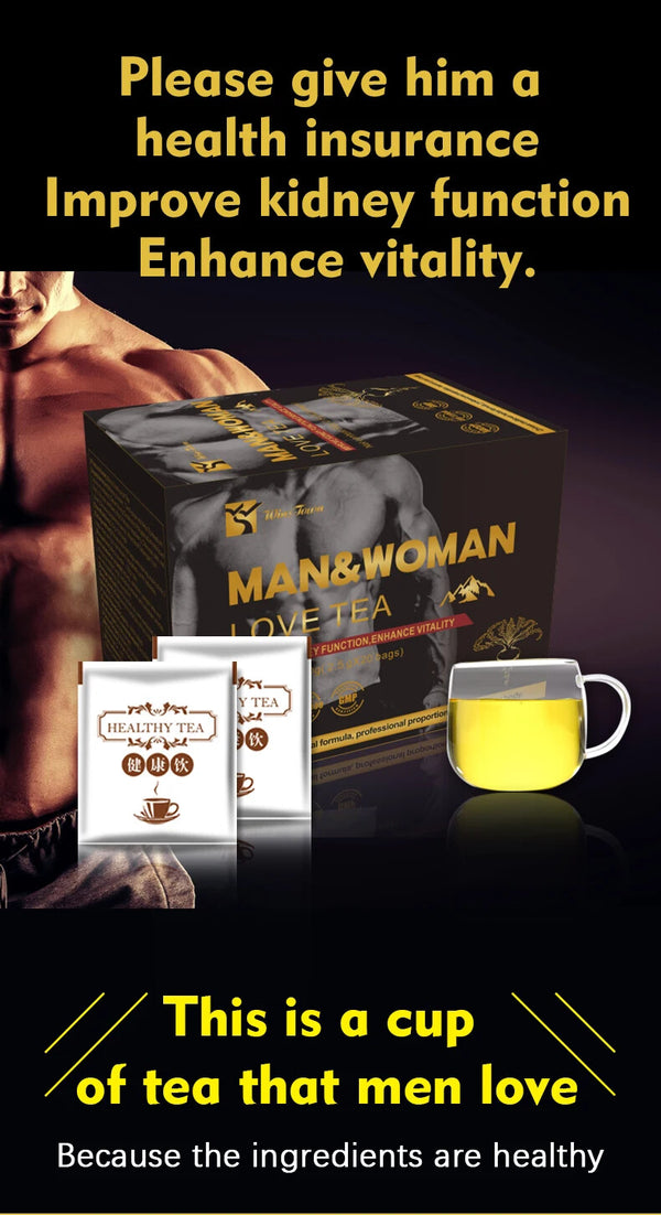 Energy Man&Woman Love Tea Boost Male Fertility Sexual Vitality Natural Maca