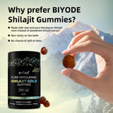 Biyode Pure Himalayan Shilajit Gummies mit Ashwagandha Gokshura und anderen