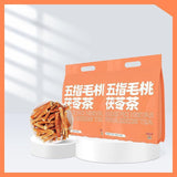 Health tea bag Five-finger peach Poria cocos tea, red bean barley tea