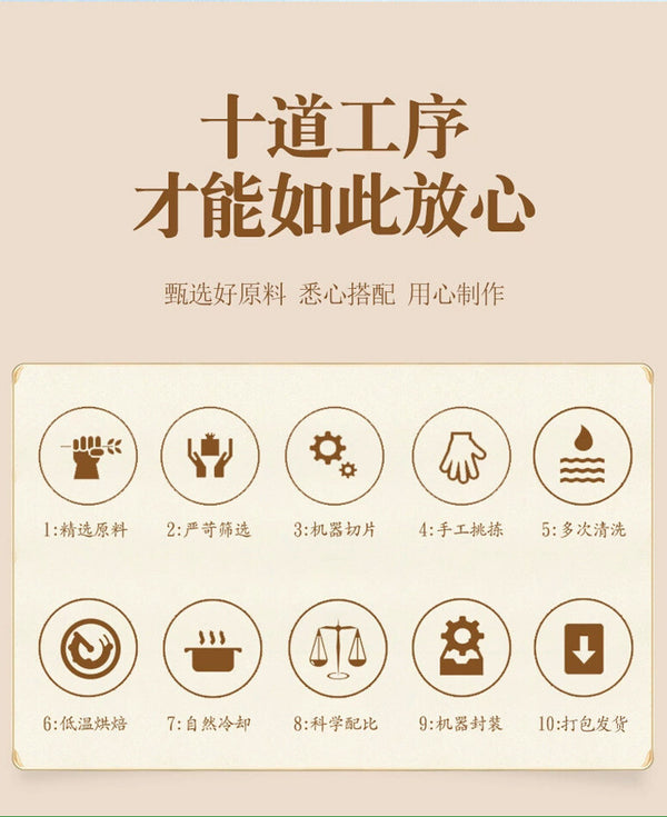 Huangqi Maidong American Ginseng Codonopsis Yuanqi Sibao Tea Combination Tea