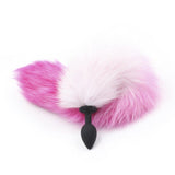 Silicone Anal Plug Anal Beads fox tail Sex Toy for Women Men Butt plug Role Play