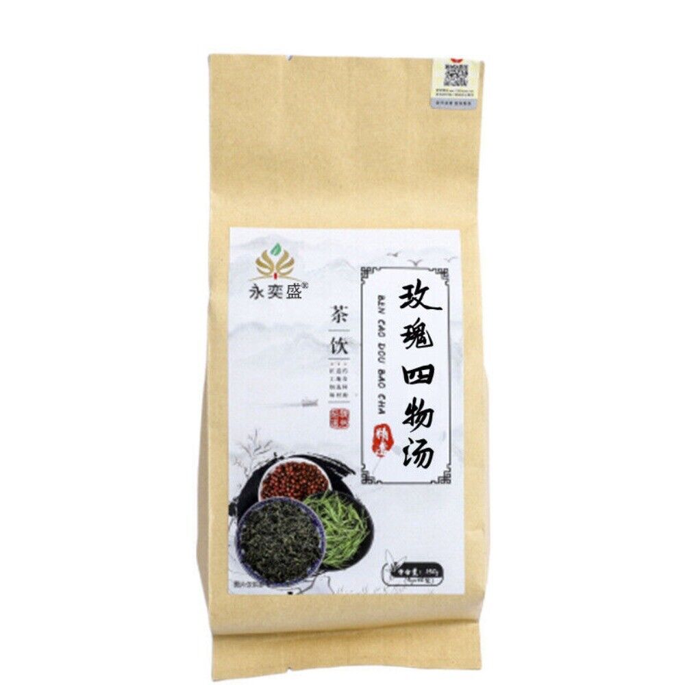 Rose Four Substance Peach Blossom Herbal Tea for Women Premium Tea Bags