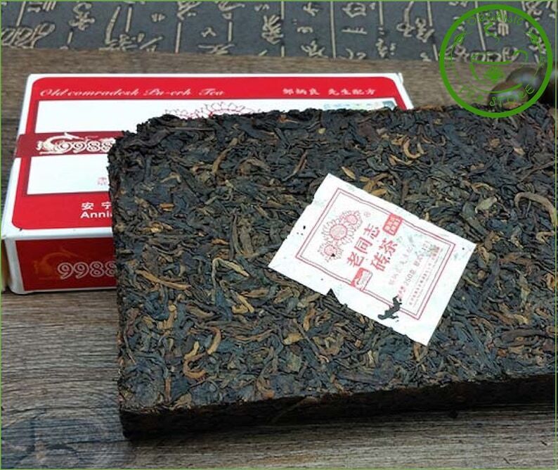 Chinese Puerh Tea Pur-erh  Brick 250g Chinese Tea Ripe Puer Puerh